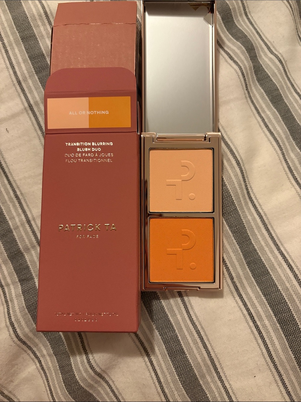 Patrick Ta All Or Nothing Blush Duo — Peach & Orange